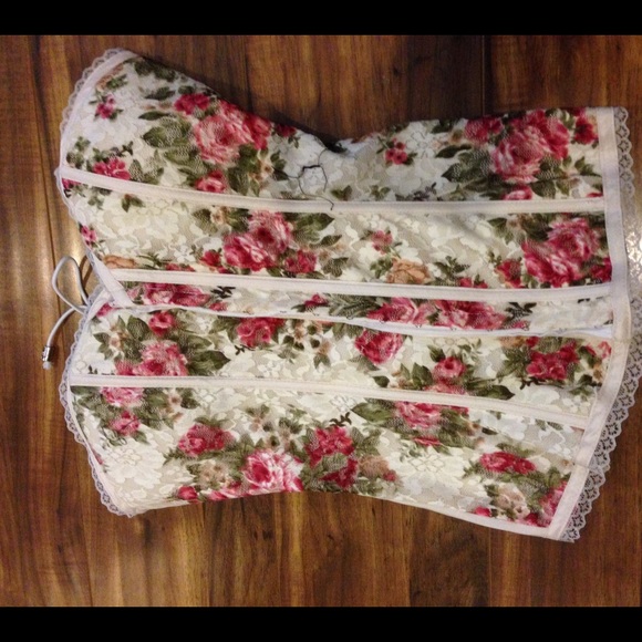 Floral corset
