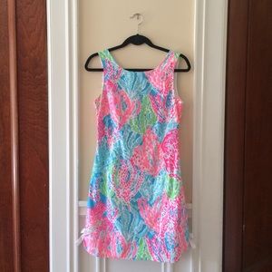 Lilly Pulitzer Delia shift in cha cha size 4