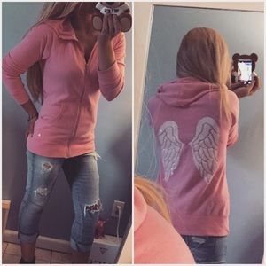 Victoria's Secret Supermodel Angel Wings Hoodie