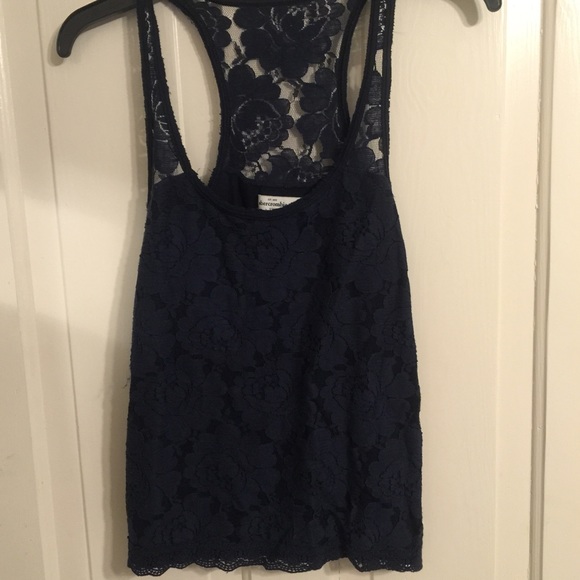 Abercrombie kids navy tank