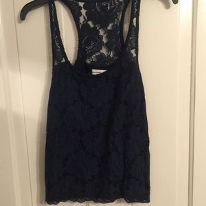 Abercrombie kids navy tank