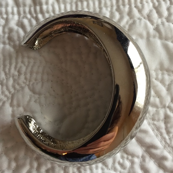 Silver dome bracelet