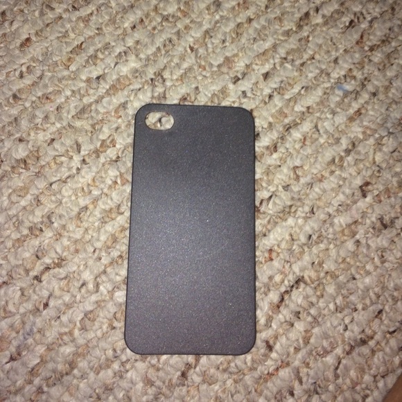 Plain black iPhone 4/4S case