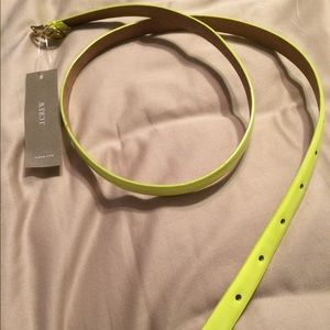 J.crew patent leather belt