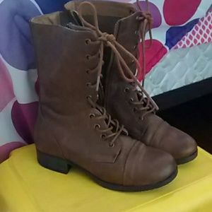 Shoes - Brown combat boots Shoes - Brown combat boots