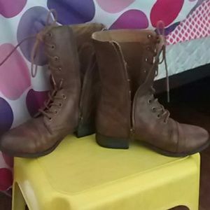 Shoes - Brown combat boots Shoes - Brown combat boots