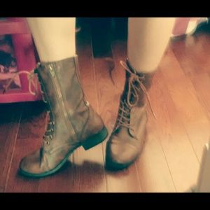 Shoes - Brown combat boots Shoes - Brown combat boots