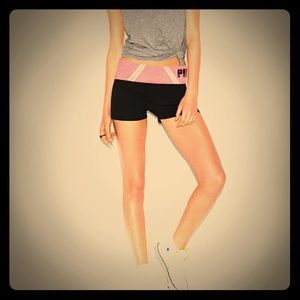 VS Pink Foldover Shorts | Large