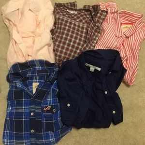 Bundle of button up shirts
