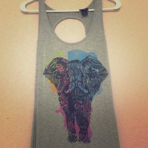 Tribal Tshirt Boho Elephant Midi Dress