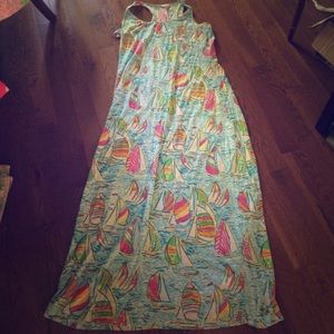 You outta regatta 100%cotton maxi Lilly Pulitzer
