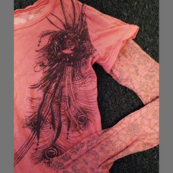 Drifter mix patterned sleeves Graphic Tee - Picture 3 of 4