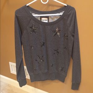Garage Sequin Star Sweater