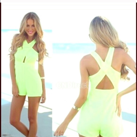 Neon Romper