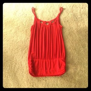 Ella Moss red orange tank top