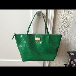 Kate Spade Sophie Yaletown Emerald Tote Bag
