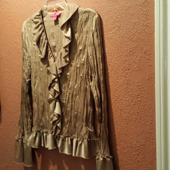 Sunny Leigh Medium gold  shirt