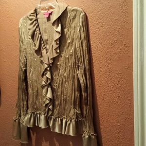 Sunny Leigh Medium gold  shirt