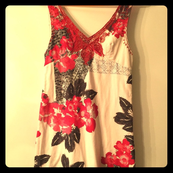 Free People size 2 Hawaiian print dress