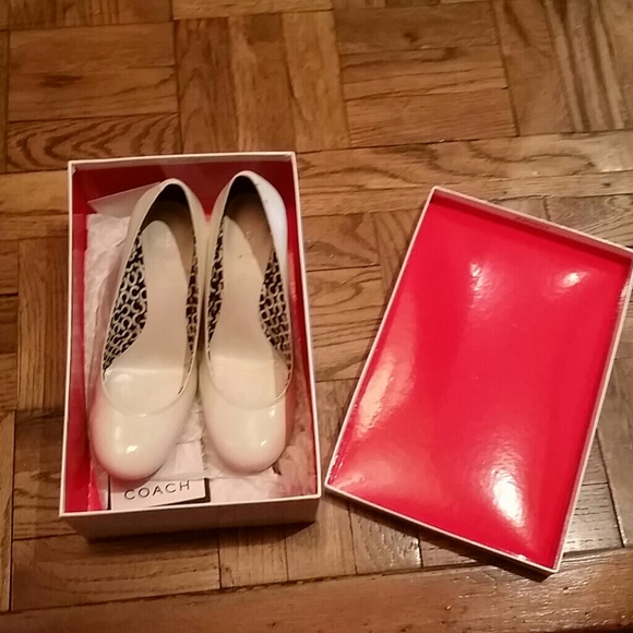 Beige shoes by Coach