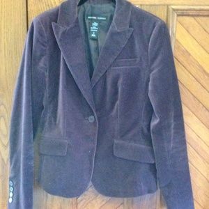 Deep Purple Velour Blazer