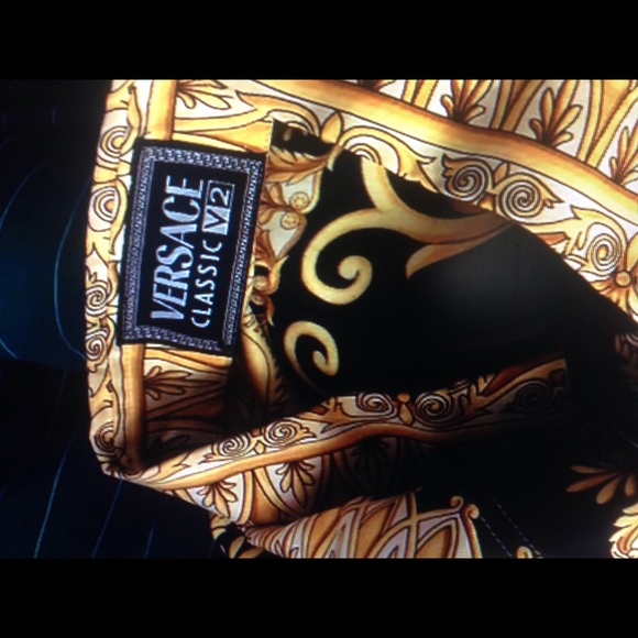 Versace Silk Dress Shirt Versace Silk Dress Shirt
