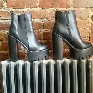 Platform Ankle Boots