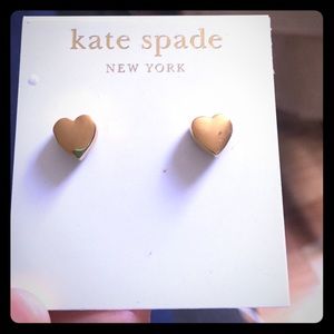 Kate spade heart shape earrings