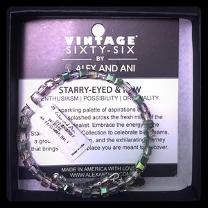 NWT Alex and Ani Teal Starry-eyed wrap
