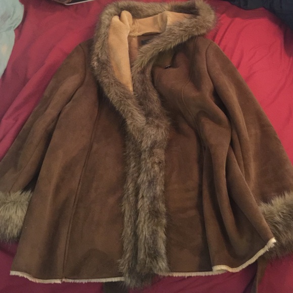 Dennis Basso faux fur coat