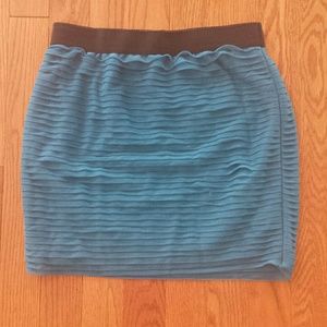 Peacock blue mini- worn once