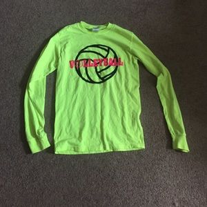 Neon volleyball shirt