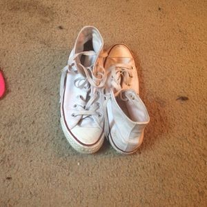 White high top converse