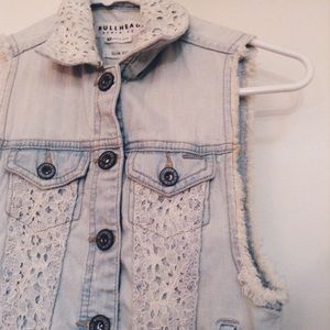 Crochet Lace Vest from Pacsun/ Bullhead Denim