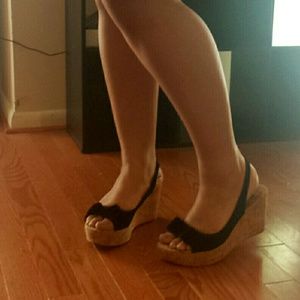 Wedge slingbacks