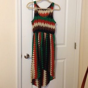 Assymetrical bohemian summer dress