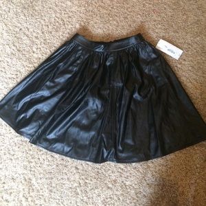 Leather skirt