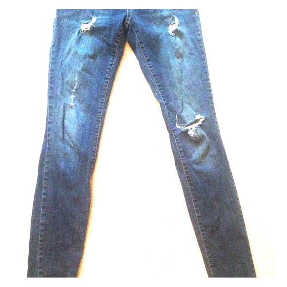 Jessica Simpson skinny distressed jeans
