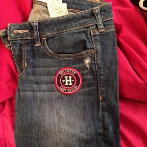 Hollister super skinny distressed jeans