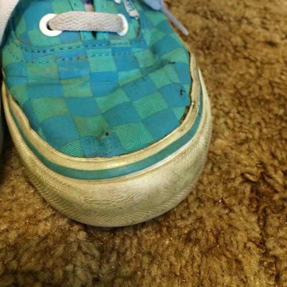 Blue patterned Vans - Picture 2 of 4