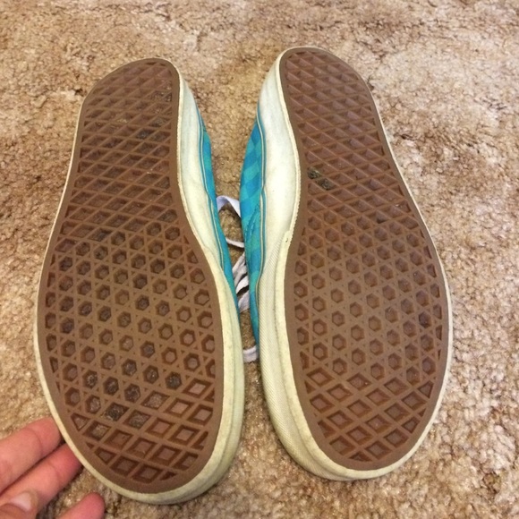 Blue patterned Vans - Picture 3 of 4