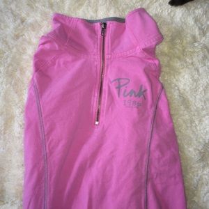 PINK half zip-up