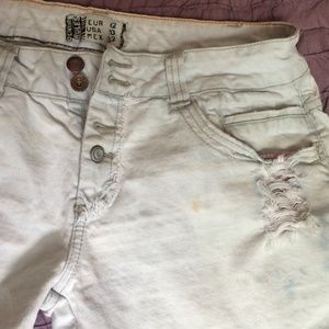 Zara jeans distressed shorts👌REDUCED👌