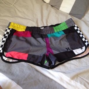 Hurley patterned swim shorts