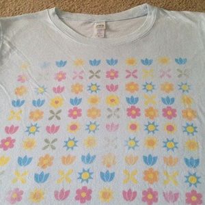 Floral Graphic Spring Tshirt