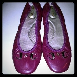 New purple flats new without tags