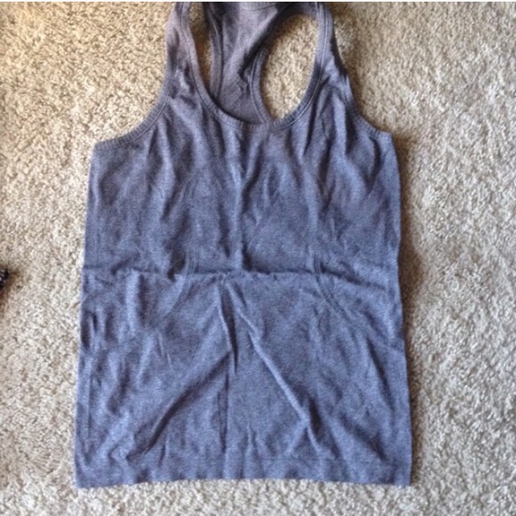 Lululemon grey run swiftly tank 2 available sz 8