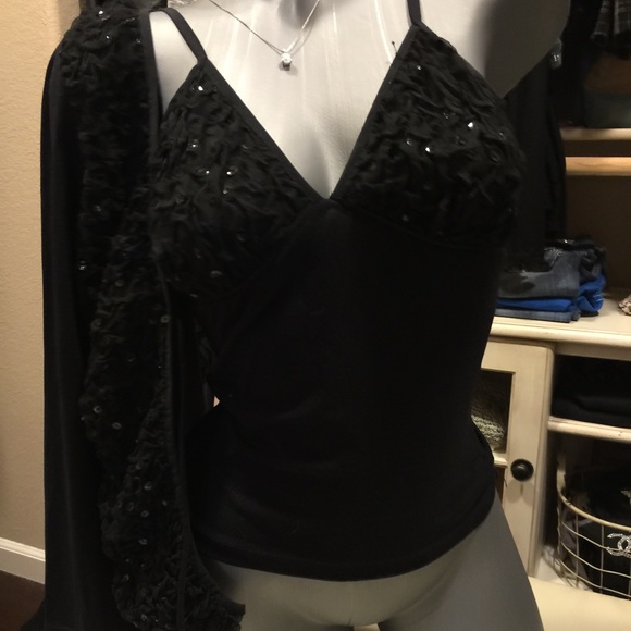 Anne Ferriday One size fits all sequin set