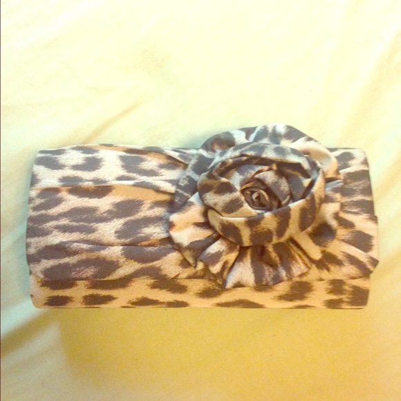Cheetah print Clutch handbag