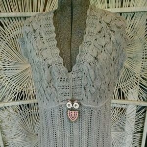 NWTGray Loose Knit Summer Dress